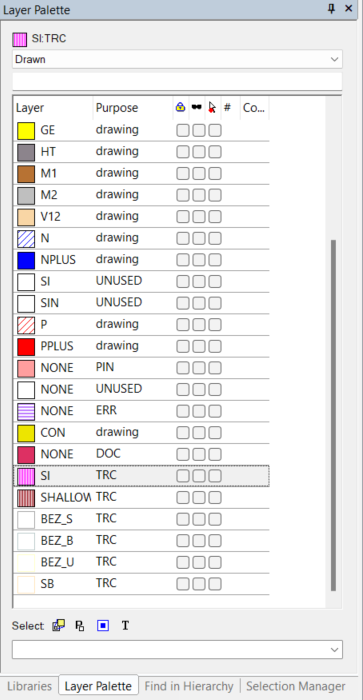 Layer Palette panel