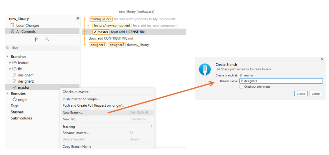 3.6.2. Using Fork as a Visual Git Client — Luceda Academy 2026.06 ...