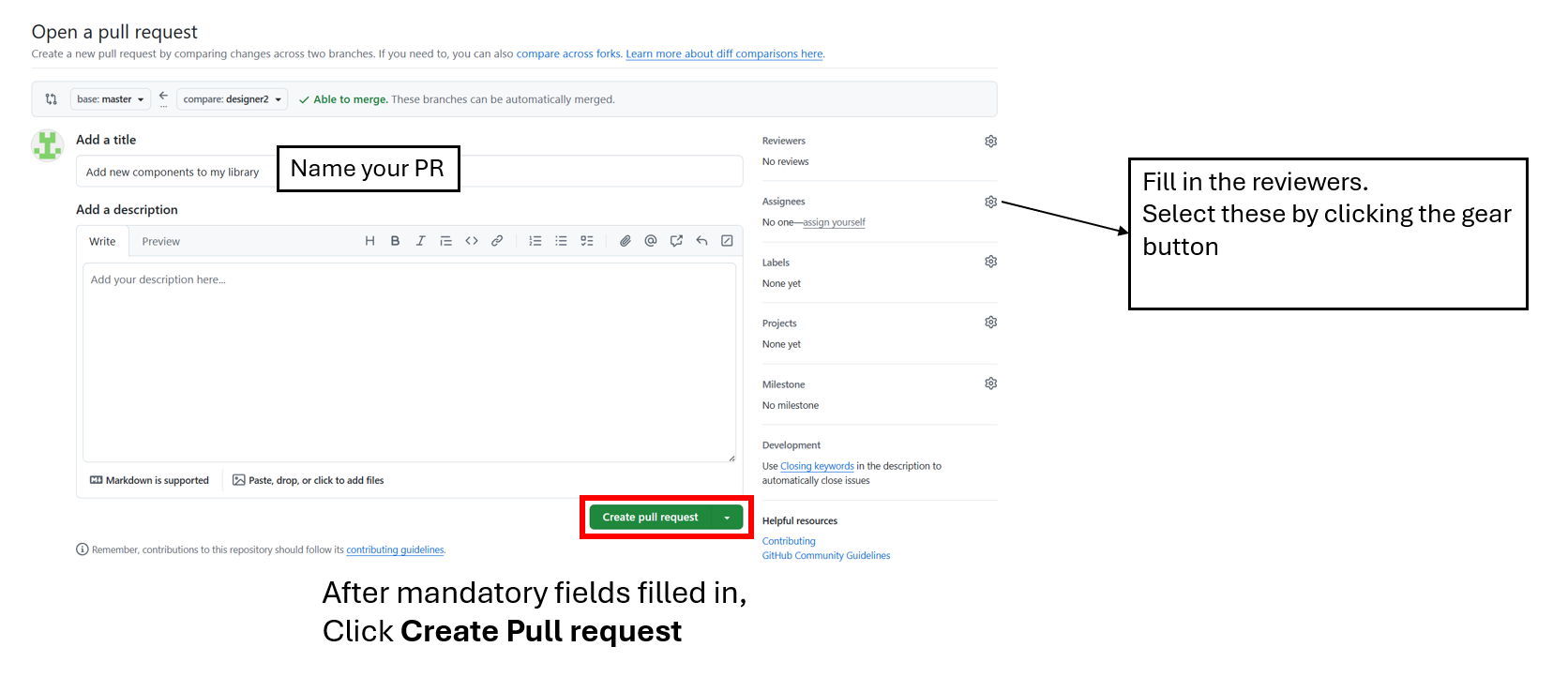 3.6.3. Creating a Pull Request in GitHub — Luceda Academy 2026.06 ...